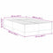 vidaXL Bed Frame Grey Green 120 x 200 cm Corduroy fabric
