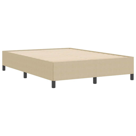 vidaXL Bed Frame Grey Green 140 x 190 cm Corduroy fabric