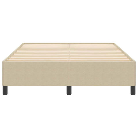 vidaXL Bed Frame Grey Green 140 x 190 cm Corduroy fabric