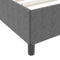 vidaXL Bed Frame Light grey 160 x 200 cm Corduroy fabric