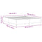 vidaXL Bed Frame Light grey 160 x 200 cm Corduroy fabric
