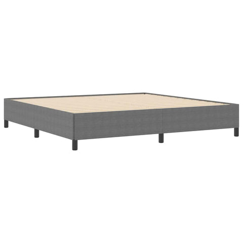vidaXL Bed Frame Light grey 200 x 200 cm Corduroy fabric