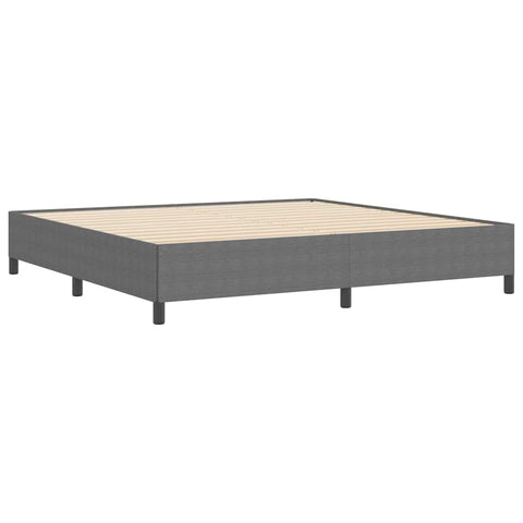 vidaXL Bed Frame Light grey 200 x 200 cm Corduroy fabric