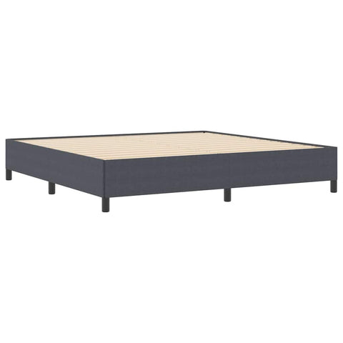 vidaXL Bed Frame Dark grey 200 x 200 cm Corduroy fabric