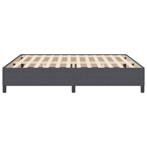vidaXL Bed Frame Dark grey 200 x 200 cm Corduroy fabric