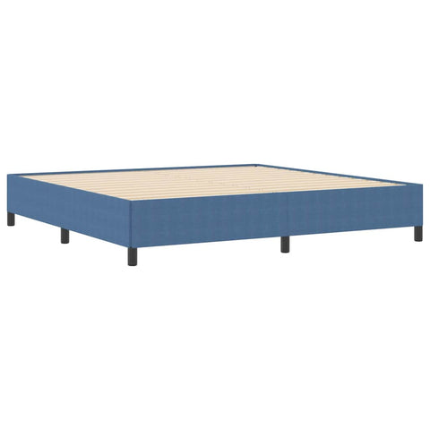 vidaXL Bed Frame Blue 200 x 200 cm Corduroy fabric