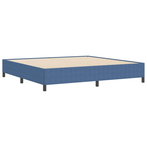 vidaXL Bed Frame Blue 200 x 200 cm Corduroy fabric