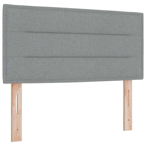 vidaXL Headboard Height Adjustable Manual Light grey 80 cm Fabric