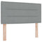vidaXL Headboard Height Adjustable Manual Light grey 80 cm Fabric