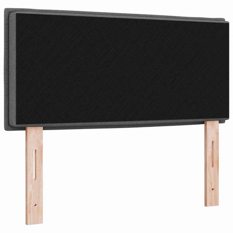 vidaXL Headboard Height Adjustable Manual Dark grey 80 cm Fabric