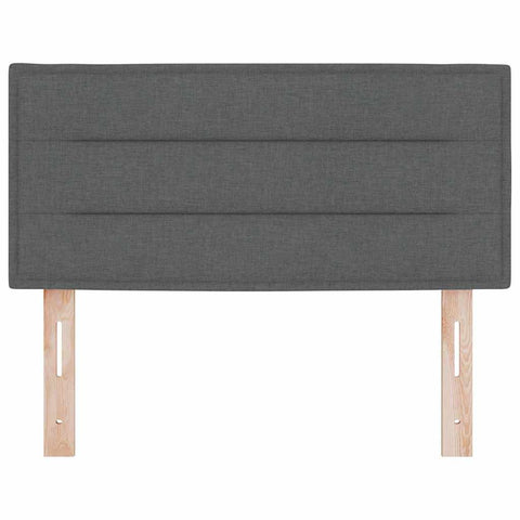 vidaXL Headboard Height Adjustable Manual Dark grey 80 cm Fabric