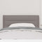 vidaXL Headboard Height Adjustable with Headboard Taupe 80 cm Fabric