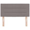 vidaXL Headboard Height Adjustable with Headboard Taupe 80 cm Fabric