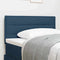 vidaXL Headboard Height Adjustable with Headboard Blue 80 cm Fabric