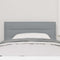 vidaXL Headboard Height Adjustable Manual Light grey 90 cm Fabric