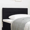vidaXL Headboard Height Adjustable with Headboard Black 90 cm Fabric