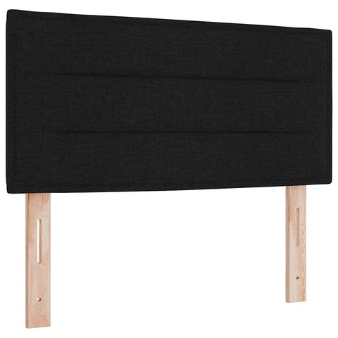 vidaXL Headboard Height Adjustable with Headboard Black 90 cm Fabric