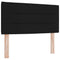 vidaXL Headboard Height Adjustable with Headboard Black 90 cm Fabric