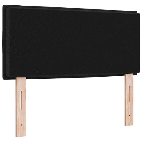 vidaXL Headboard Height Adjustable with Headboard Black 90 cm Fabric