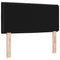vidaXL Headboard Height Adjustable with Headboard Black 90 cm Fabric