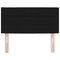 vidaXL Headboard Height Adjustable with Headboard Black 90 cm Fabric