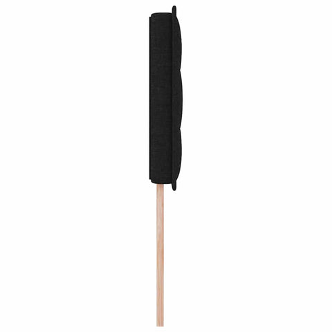 vidaXL Headboard Height Adjustable with Headboard Black 90 cm Fabric