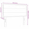 vidaXL Headboard Height Adjustable with Headboard Black 90 cm Fabric