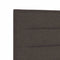 vidaXL Headboard Height Adjustable Manual Dark brown 90 cm Fabric
