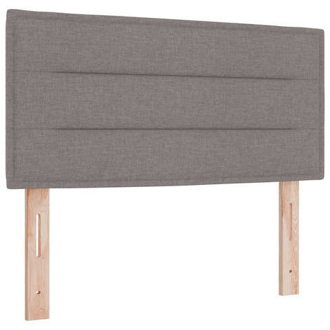 vidaXL Headboard Height Adjustable with Headboard Taupe 90 cm Fabric