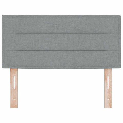 vidaXL Headboard Height Adjustable Manual Light grey 100 cm Fabric