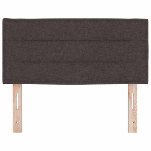 vidaXL Headboard Height Adjustable Manual Dark brown 100 cm Fabric