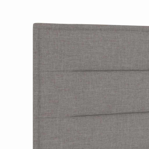 vidaXL Headboard Height Adjustable with Headboard Taupe 100 cm Fabric