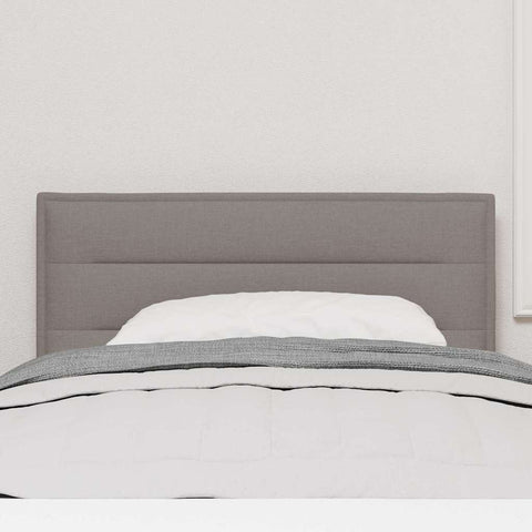 vidaXL Headboard Height Adjustable with Headboard Taupe 100 cm Fabric