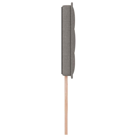 vidaXL Headboard Height Adjustable with Headboard Taupe 100 cm Fabric
