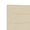 vidaXL Headboard Height Adjustable with Headboard Cream 100 cm Fabric