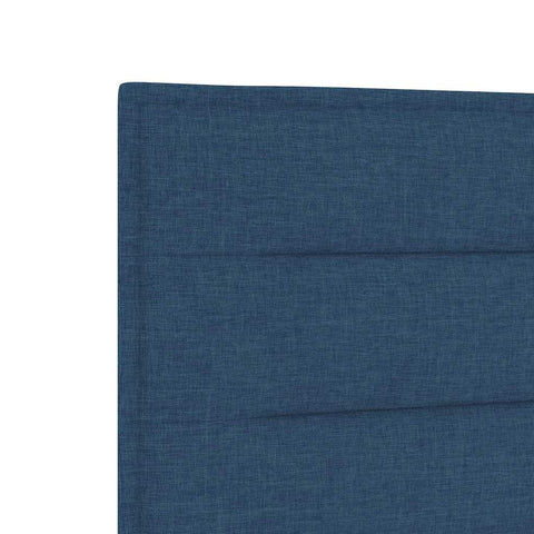 vidaXL Headboard Height Adjustable with Headboard Blue 100 cm Fabric