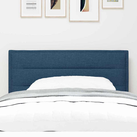 vidaXL Headboard Height Adjustable with Headboard Blue 100 cm Fabric