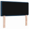 vidaXL Headboard Height Adjustable with Headboard Blue 100 cm Fabric