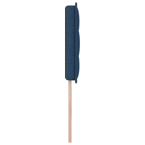 vidaXL Headboard Height Adjustable with Headboard Blue 100 cm Fabric