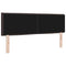 vidaXL Headboard Height Adjustable Manual Dark brown 140 cm Fabric