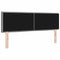 vidaXL Headboard Height Adjustable Manual Light grey 160 cm Fabric