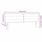 vidaXL Headboard Height Adjustable Manual Dark brown 160 cm Fabric