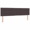 vidaXL Headboard Height Adjustable Manual Dark brown 180 cm Fabric