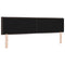 vidaXL Headboard Height Adjustable Manual Dark brown 180 cm Fabric