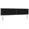vidaXL Headboard Height Adjustable Manual Dark grey 200 cm Fabric