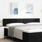 vidaXL Headboard Height Adjustable with Headboard Black 200 cm Fabric