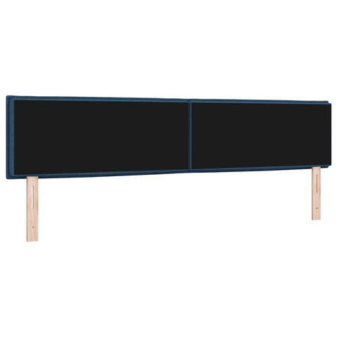 vidaXL Headboard Height Adjustable with Headboard Blue 200 cm Fabric