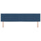 vidaXL Headboard Height Adjustable with Headboard Blue 200 cm Fabric
