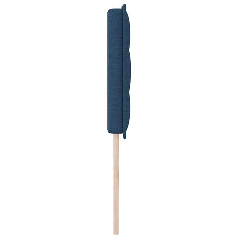 vidaXL Headboard Height Adjustable with Headboard Blue 200 cm Fabric