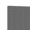 vidaXL Headboard Height Adjustable Manual Light grey 80 cm Rib fabric